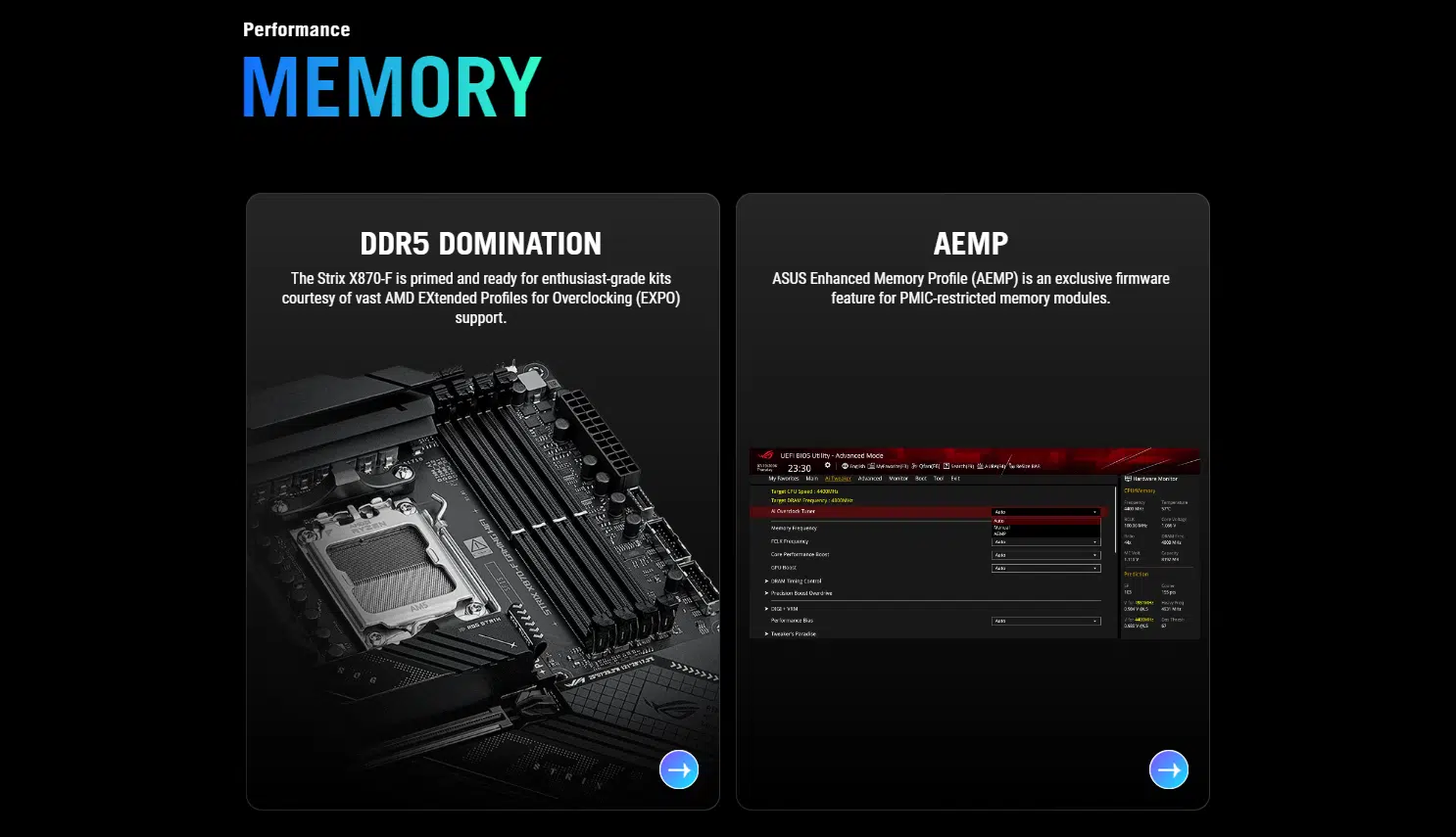 ASUS ROG Strix X870-F Gaming Wi-Fi AM5 ATX Motherboard – AMD X870 Chipset, 4× DDR5 DIMM Slots up to 192GB, 4× M.2 Slots, 1× PCIe 5.0 x16 | Model: 90MB1IV0-M0EAY0