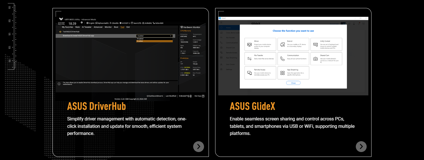 ASUS TUF Gaming X870-Plus Wi-Fi AM5 ATX Motherboard – AMD X870 chipset, 4× DDR5 DIMM slots supporting up to 192GB memory, 4× M.2 slots, 1× PCIe 5.0 x16, and Realtek 2.5Gb Ethernet | Model: 90MB1IU0-M0EAY0
