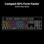 Delux Wired 60 Percent Mini Gaming Keyboard - Image 4