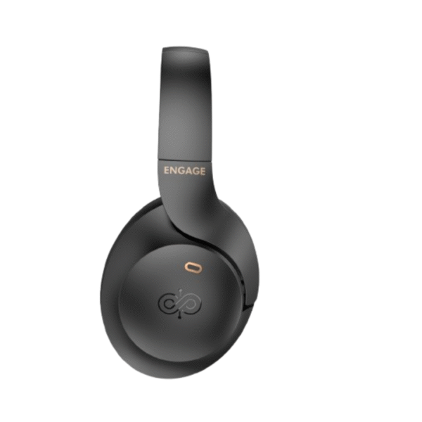 Engage Hybrid ANC E10 | Wireless Headphones with Active Noise Cancellation, Deep Bass & Long Battery Life, Black - Image 2