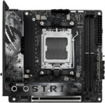 ASUS ROG Strix X870-I Gaming Wi-Fi AM5 Mini-ITX Motherboard with AMD X870 chipset, DDR5 support up to 96GB, dual M.2 slots, PCIe 5.0 x16, and built-in Wi-Fi 7 & Bluetooth 5.4. - Image 9