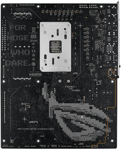 ASUS ROG Strix X870E-H Gaming Wi-Fi 7 ATX Motherboard – AMD X870E chipset, 4× DDR5 DIMM slots supporting up to 256GB, PCIe 5.0 x16 slot, and 4× M.2 slots | Model: 90MB1M90-M0EAY0