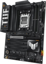 ASUS TUF Gaming X870-Plus Wi-Fi AM5 ATX Motherboard – AMD X870 chipset, 4× DDR5 DIMM slots supporting up to 192GB memory, 4× M.2 slots, 1× PCIe 5.0 x16, and Realtek 2.5Gb Ethernet | Model: 90MB1IU0-M0EAY0