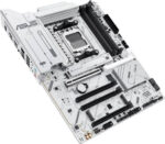 ASUS X870 Max Gaming Wi-Fi 7 ATX AM5 Motherboard – AMD X870 chipset, 4× DDR5 DIMM slots supporting up to 256GB memory, 1× PCIe 5.0 x16, 3× M.2 slots, Wi-Fi 7 & Bluetooth 5.4, White | Model: 90MB1LZ0-M0EAY0