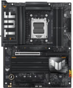 ASUS TUF Gaming X870-Plus Wi-Fi AM5 ATX Motherboard – AMD X870 chipset, 4× DDR5 DIMM slots supporting up to 192GB memory, 4× M.2 slots, 1× PCIe 5.0 x16, and Realtek 2.5Gb Ethernet | Model: 90MB1IU0-M0EAY0