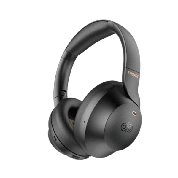 Engage Hybrid ANC E10 | Wireless Headphones with Active Noise Cancellation, Deep Bass & Long Battery Life, Black - Image 1