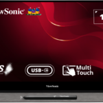 ViewSonic TD1655 16" Full HD Touch Portable Monitor, 60Hz Refresh Rate, 6.5ms Response Time, Silver