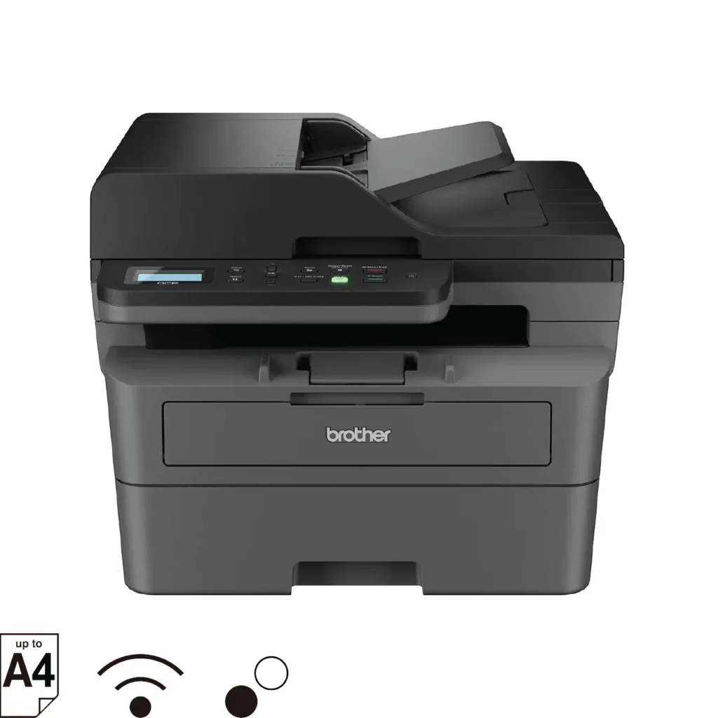 Brother DCP-L2640DW Multi-Function Duplex ADF Printer, A4 print speed up to 34 ppm (Black), WIFI, USB, Black