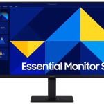 Samsung S3 S30GD Essential Monitor, 27" FHD IPS Display, 100Hz Refresh Rate, 5ms Response Time, Black