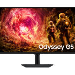 Samsung Odyssey G5 G50F Gaming Monitor, 32" IPS Display, QHD Resolution, 180Hz Refresh Rate,1ms Response Time, Black