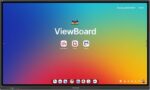 ViewSonic ViewBoard IFP7534 Interactive Display, 75" TFT LCD with DLED Display, 4K UHD Resolution, 6ms Response Time, Black