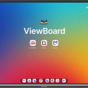 ViewSonic IFP9851 Interactive Display, 98" TFT LCD Module with DLED Display, 4K UHD Resolution, 50 Touch Points, Black
