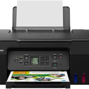 Canon PIXMA G3470 Colour A4 Printer, 11 ipm Fast Print Speeds, 100 Sheet Capacity, USB, Wifi, Black