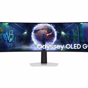 Samsung Odyssey G9 G932 Gaming Curved Monitor, 49" OLED Display, Dual QHD Resolution, 240Hz Refresh Rate, 0.03ms Response Time, White
