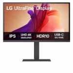 LG 27" UltraFine Monitor, 4K UHD IPS Display, 60Hz Refresh Rate, 5ms Response Time, Black