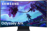 Samsung G97NC Odyssey Ark 55" UHD Curved Gaming Monitor, Quantum Mini-LED Panel, 165Hz Refresh Rate, 1ms Response Time, Black