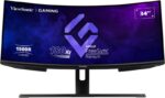 Viewsonic VX3418-2KPC 34 inch Gaming monitor, UWQHD Curved Display, 180Hz Refresh Rate, 1ms Response Time, Black - Image 2
