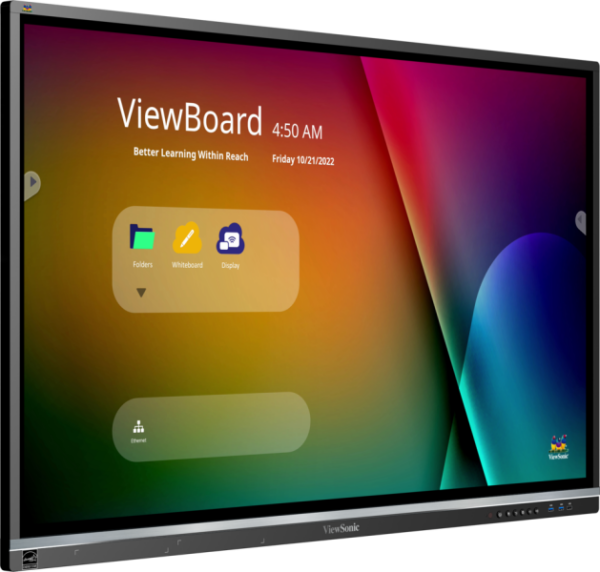 Viewsonic ViewBoard IFP5550-5 Interactive Display, 55" 4K UHD IPS Display, 8ms Response Time, Black - Image 2