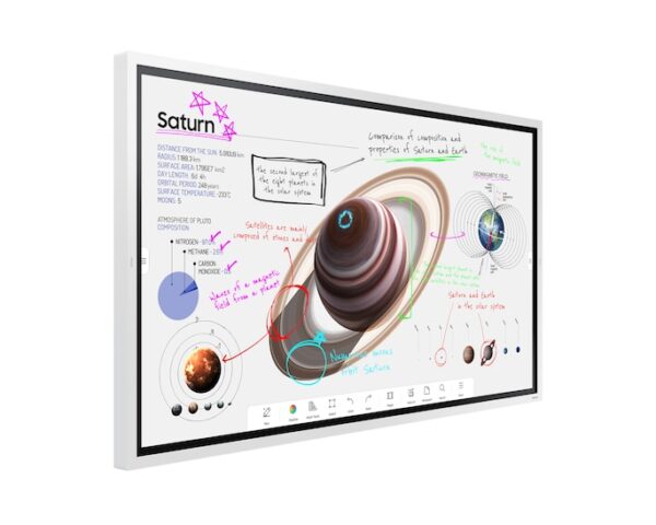 SAMSUNG Flip Pro WMB Interactive Display, 65" 4K UHD VA Touch Display, 60Hz Refresh Rate, 8ms Response Time, White - Image 2
