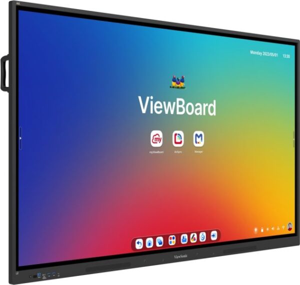 Viewsonic ViewBoard IFP6534 Interactive Display, 65" 4K Resolution, Android with USB-C, 8Ms Response Time, Black - Image 2
