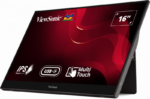 ViewSonic TD1655 16" Full HD Touch Portable Monitor, 60Hz Refresh Rate, 6.5ms Response Time, Silver - Image 3