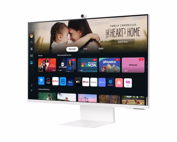 Samsung M80D 32" Smart Monitor, 4K UHD VA Display, 60Hz Refresh Rate, 4ms Response Time, White - Image 2