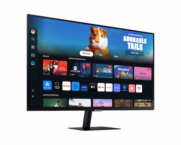Samsung M5 M50D Smart Monitor, 27" FHD VA Display, 60Hz Refresh Rate, 4ms Response Time, Black - Image 2