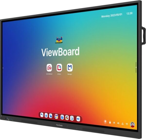 Viewsonic ViewBoard IFP6534 Interactive Display, 65" 4K Resolution, Android with USB-C, 8Ms Response Time, Black - Image 3