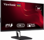 ViewSonic TD2455 24" FHD Multi Touch Screen Monitor, IPS Panel, USB Type-C Input, Black - Image 2