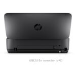 HP Officejet 250 Mobile All-in-One Printer, Print Speed Up to 10 ppm Black, Up to 7 ppm Color, USB, WiFi, Black - Image 4