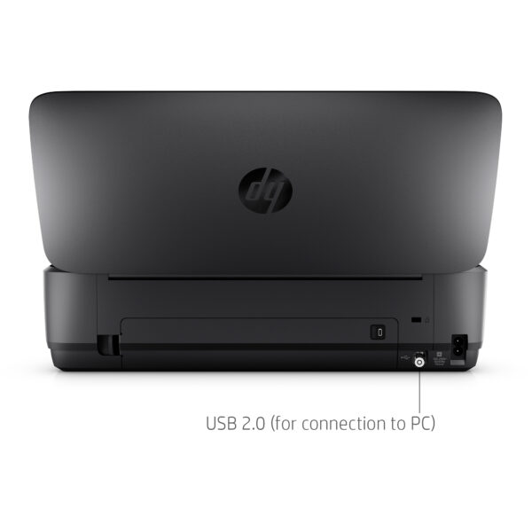 HP Officejet 250 Mobile All-in-One Printer, Print Speed Up to 10 ppm Black, Up to 7 ppm Color, USB, WiFi, Black - Image 4