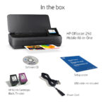 HP Officejet 250 Mobile All-in-One Printer, Print Speed Up to 10 ppm Black, Up to 7 ppm Color, USB, WiFi, Black - Image 8