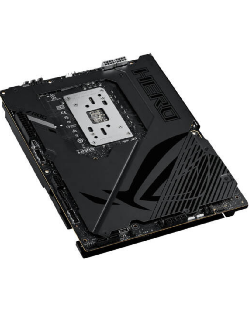 Asus ROG Crosshair X870E Hero BTF ATX Motherboard, AM5 Socket, 4× DDR5 DIMM (Up to 256 GB), PCIe 5.0 x16, 5× M.2 Slots