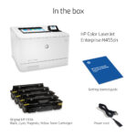 HP Color LaserJet M455dn Printer, Up to 28ppm Print Speed, 250 Sheet Input Tray, USB, Ethernet, Wi-Fi, White - Image 8