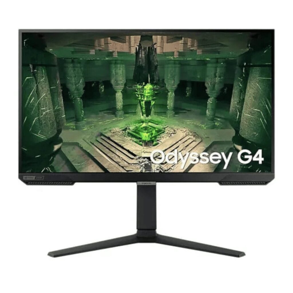 Samsung Odyssey G4 G40B Gaming Monitor, 25″ IPS Display, FHD Resolution, 240Hz Refresh Rate, 1ms Response Time, Black