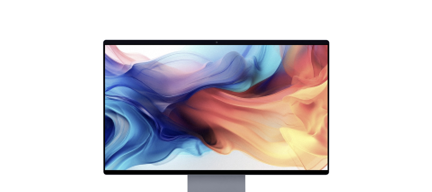 The colors on the display turn vibrant as colors flow together. 4K QD-OLED pops out on top of the screen.