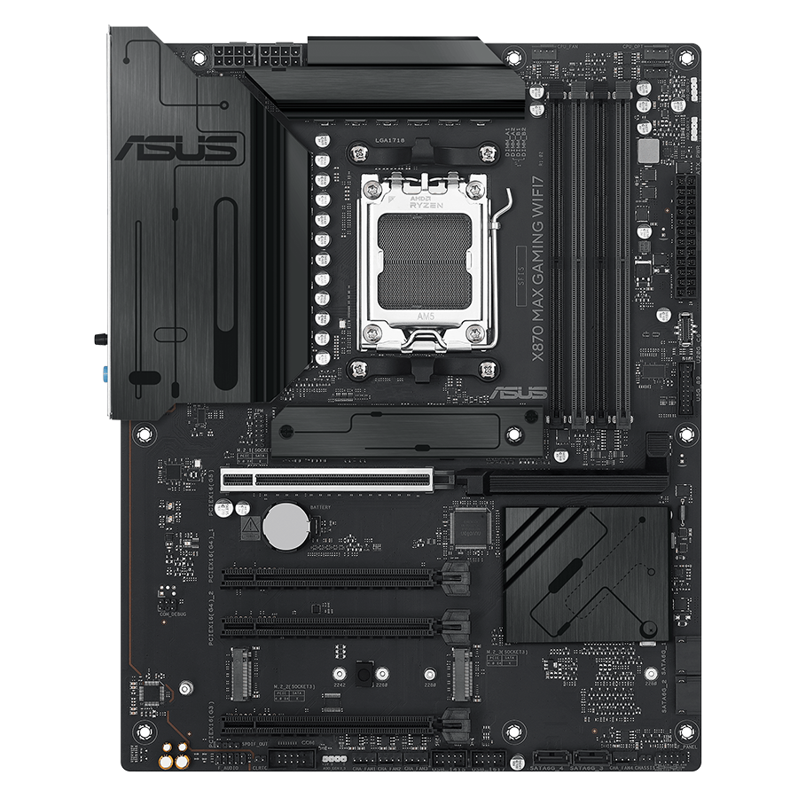 X870 MAX GAMING WIFI7 front view.