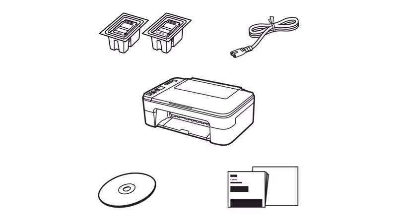 Canon PIXMA TS3640 - What's in the box