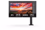 LG 32" 32UN880K 4K Ergo Monitor, IPS Display, USB-C with 60W Power Delivery, Black