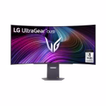 LG 45" 45GX90SA UltraGear™ OLED Curved Gaming Monitor, WQHD Resolution, 240Hz Refresh Rate, 0.03ms Response Time, G-Sync Compatible, WebOS, Black