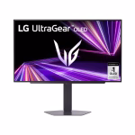 LG 27" UltraGear™ Glossy OLED QHD Gaming Monitor, 240Hz Refresh Rate, 0.03ms Response Time, G-Sync Compatible, Black