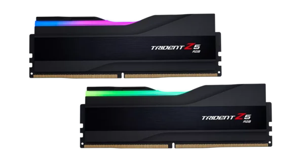 G.Skill Trident Z5 64GB (2x32GB) DDR5 RGB Desktop RAM, 6000 MHz Memory Speed, Non-ECC Unbuffered, Matte Black - Image 2