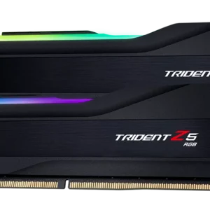 G.Skill Trident Z5 64GB (2x32GB) DDR5 RGB Desktop RAM, 6000 MHz Memory Speed, Non-ECC Unbuffered, Matte Black