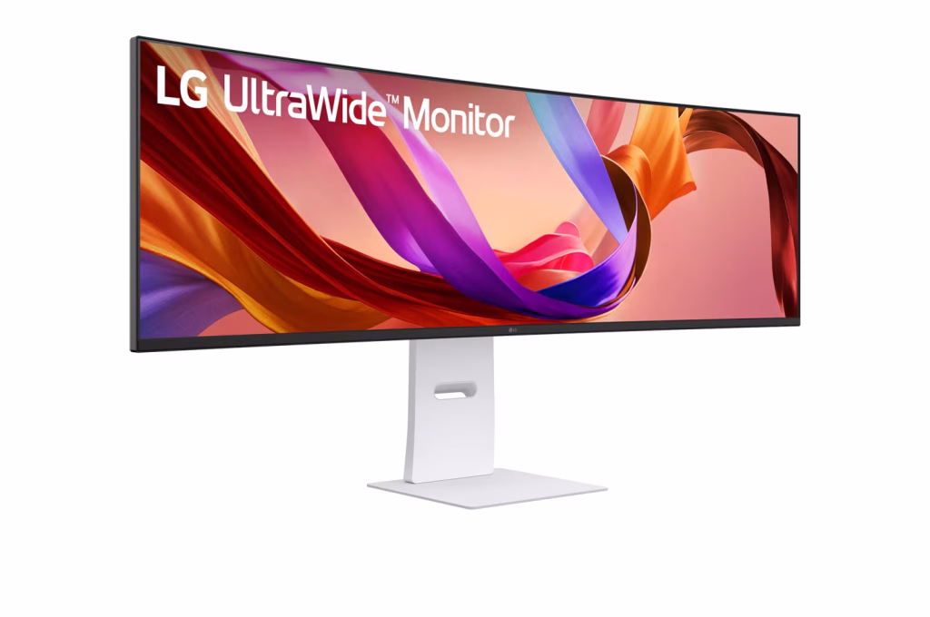 LG 49″ 49U950A UltraWide™ Monitor, Dual QHD Curved Display, 144Hz Refresh Rate, 400Nits Brightness, White