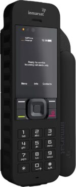 Inmarsat IsatPhone2 Satellite Phone, 8 Hours Talk Time, Black