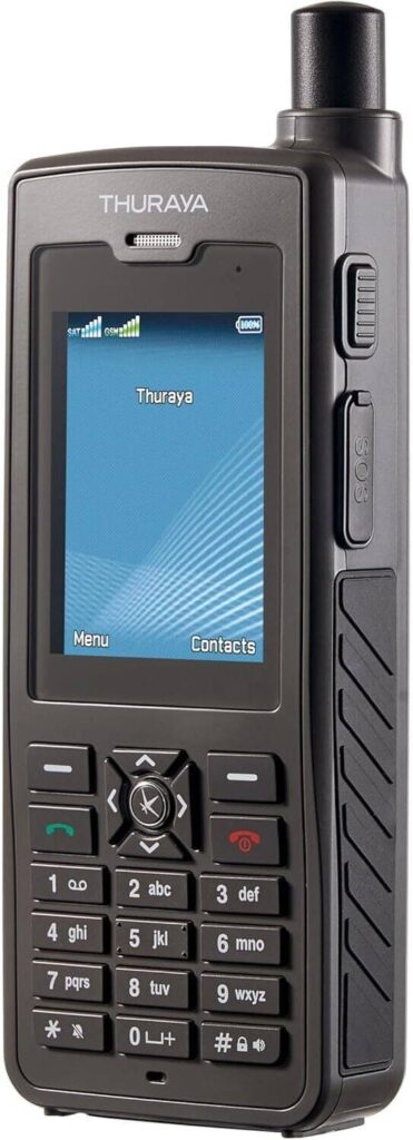 Thuraya XT-PRO DUAL Satellite Phone, Two SIM Card Slots, Navigation Systems, Up to 11 Hours Talk-Time & 100 Hours Standby Time, Black