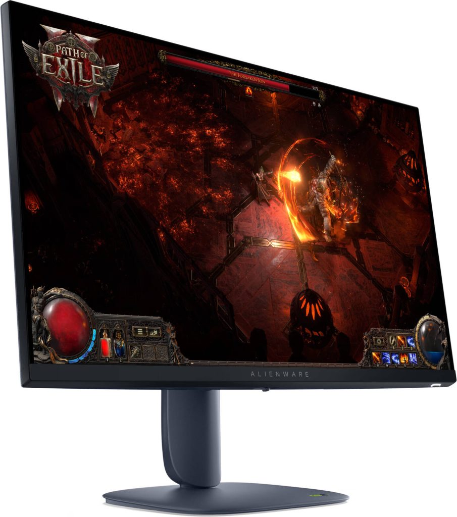 Dell Alienware 27″ QHD Gaming Monitor, Fast IPS Panel, 180Hz Refresh Rate, NVIDIA G-SYNC, AMD FreeSync – AW2725DM