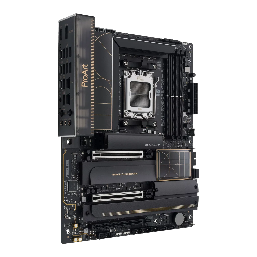 ASUS ProArt X870E-Creator WiFi Motherboard, AM5 Socket, Dual Ethernet & WiFi 7, PCIe 5.0, 10G and 2.5G Ethernet