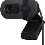Logitech Brio 105 Full HD 1080p business webcam with auto light balance and integrated privacy shutter, Black, 960-001592