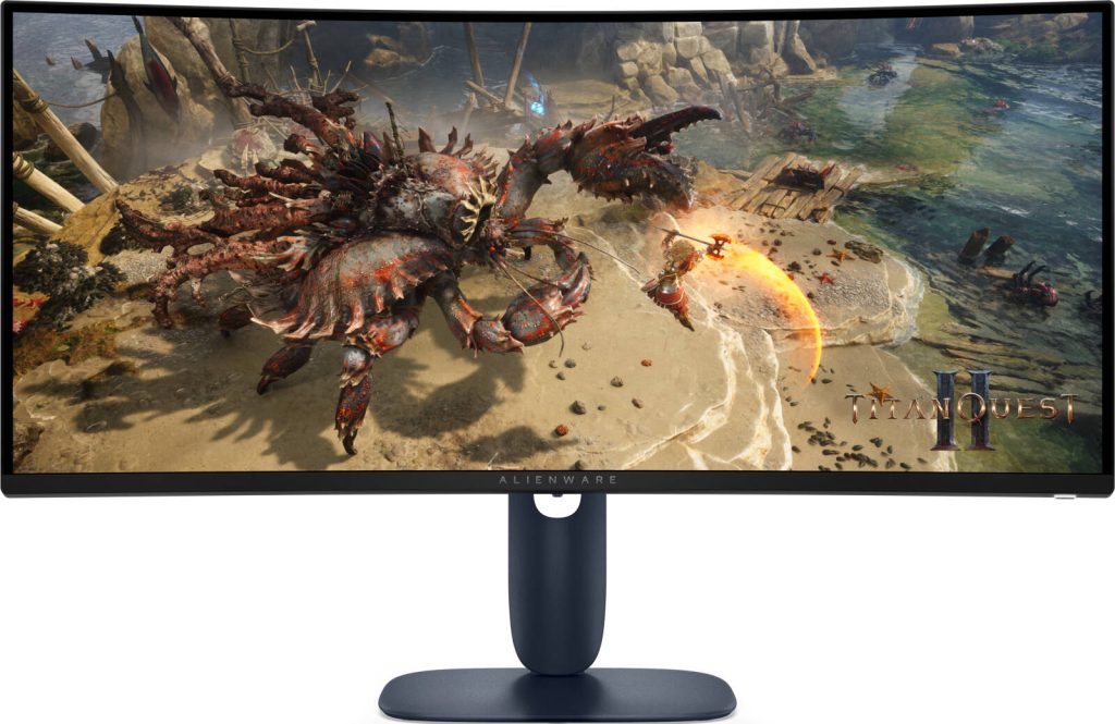 Dell Alienware 34″ WQHD Curved Gaming Monitor, AMD FreeSync Premium, VESA AdaptiveSync  – AW3425DWM